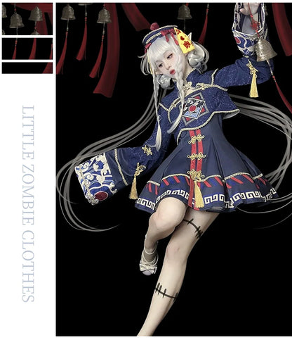 Sakurahime - Little Zombie - Zombie Lolita Jumper Dress Cute Lolita Coat Set