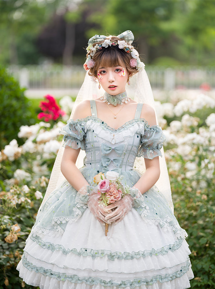 Youpairui - Bucharest - Calssic Lolita Jumper Dress Set