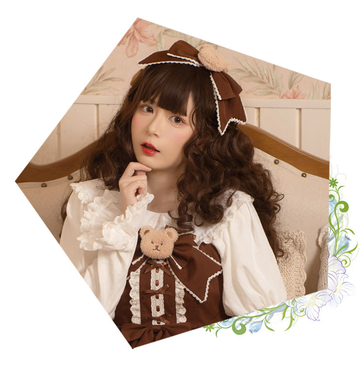 Eieyomi - Mousse Bear Kawaii Princess Jumper Dress