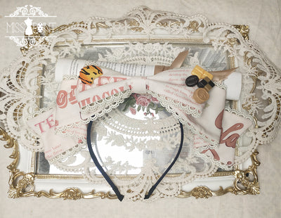 Miss Point - Chocolate Daily Lolita Bow KC Brooch