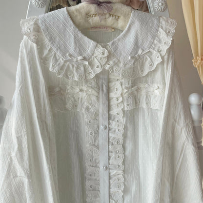 MIST - Sweet Lolita Blouse Doll Collar Multicolor