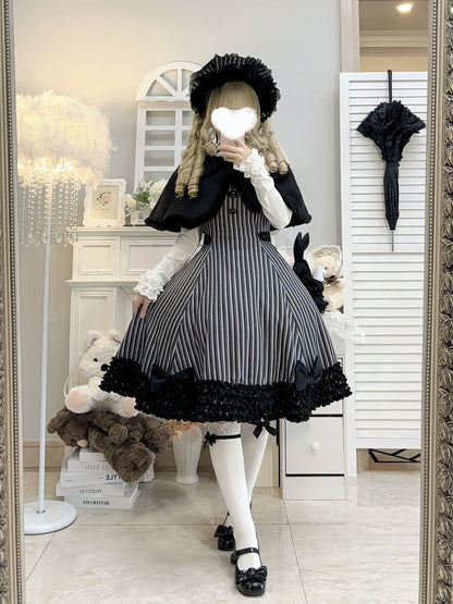 Miss Point - Classic Lolita JSK Customized Stripe Lolita Dress