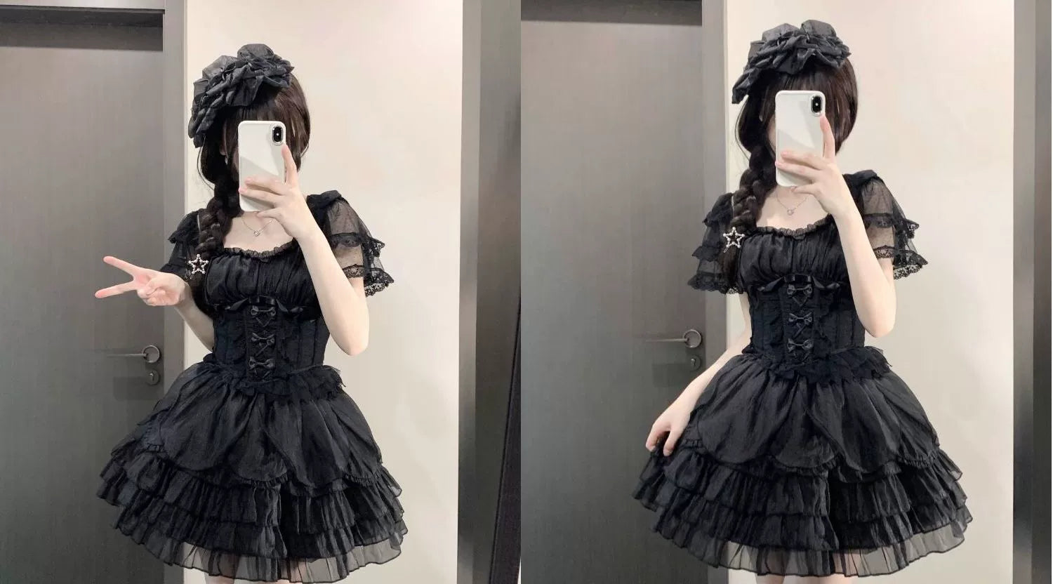 Original Design - Heart Flutter Love - Sweet Lolita Accessoriy Set and Inner Wear Multicolors