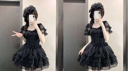 Original Design - Heart Flutter Love - Sweet Lolita Accessoriy Set and Inner Wear Multicolors