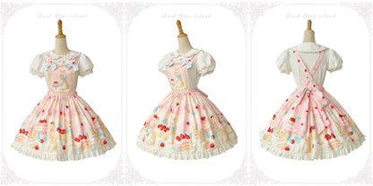 Dark Star Island - Honey Bunny Cake - Sweet Lolita JSK/OP/Strap SK/Shirt