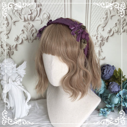 Chestnut Lolita - Louvre Vineyard Accessory Hairband Retro Lolita KC