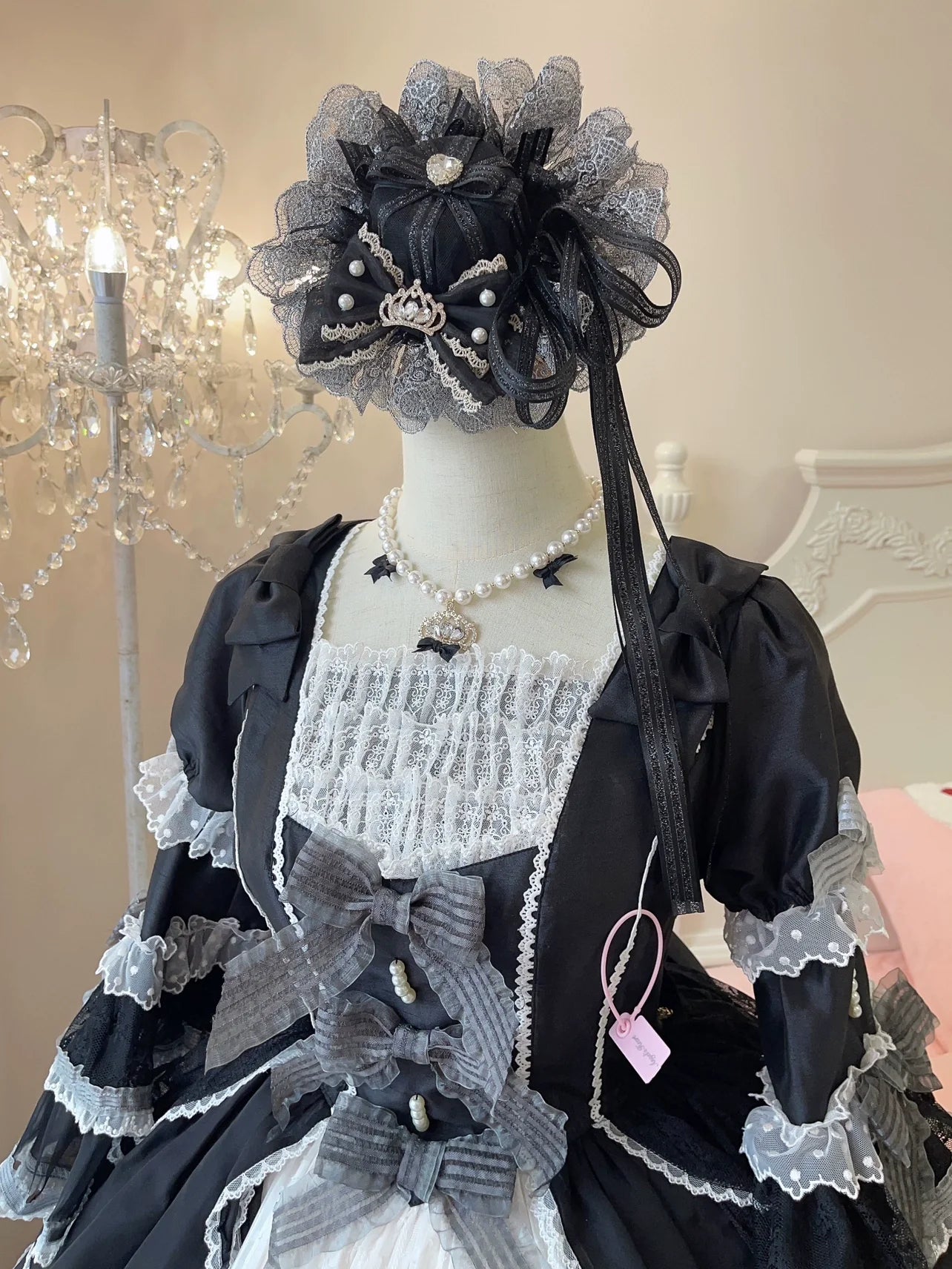 Cheese Cat - Sweet Lolita Cake Top Hat Handmade Lolita Accessory