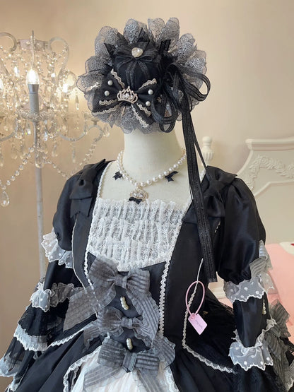 Cheese Cat - Sweet Lolita Cake Top Hat Handmade Lolita Accessory