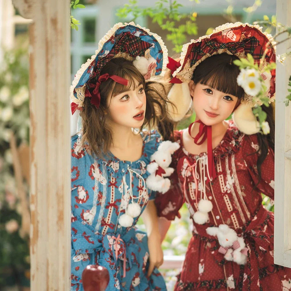 Miss Point - Forest Berry Bunny - Classic Lolita Accessory Cute Rabbit BNT KC and Brooch