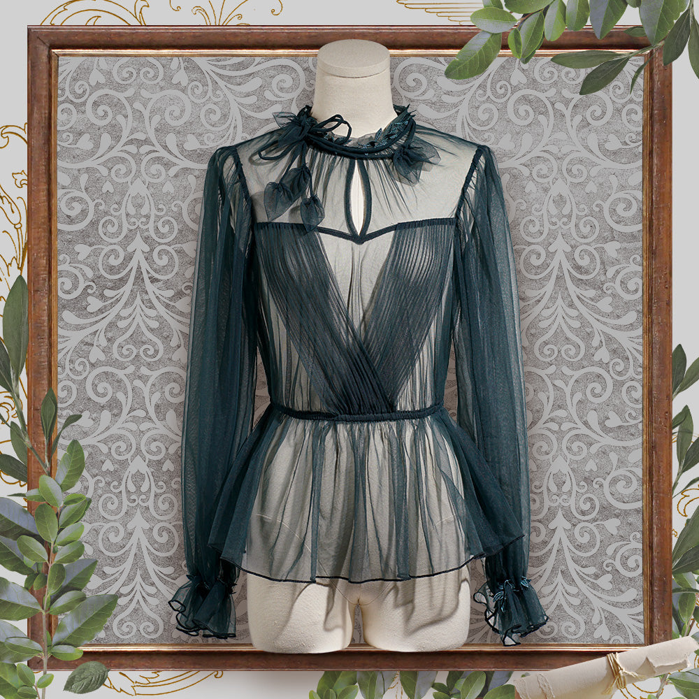 FunCcino - Dense Forest Corridor - Elegant Lolita Blouse and Cape