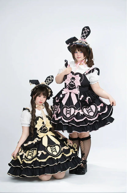 Chubby Cat Diary - Icing Sugar Gift Box - Plus Size Sweet Lolita JSK Dress Set