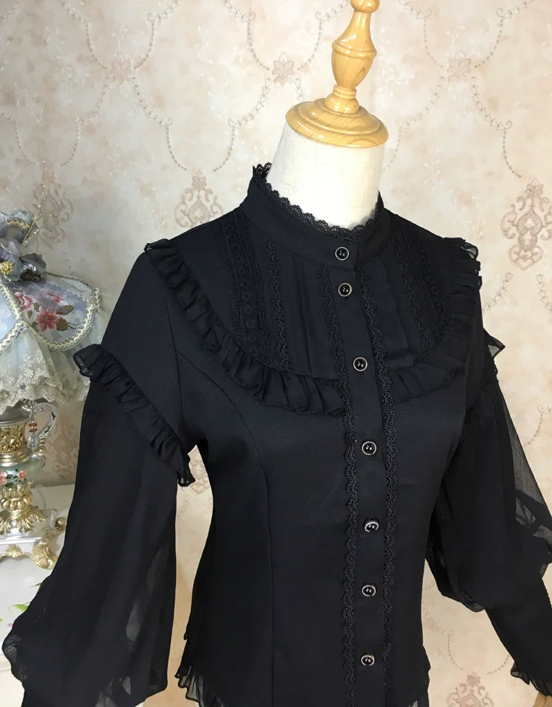 Princess Tailor Lolita - Mutton Sleeves Classic Lolita Thick Blouse