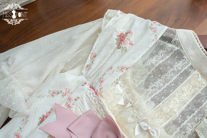 Miss Point - Customized Wood Rose 2.0 Elegant Vintage Jumper Dress