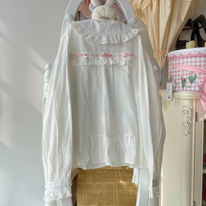 MIST - Sweet Lolita Blouse Doll Collar Multicolor