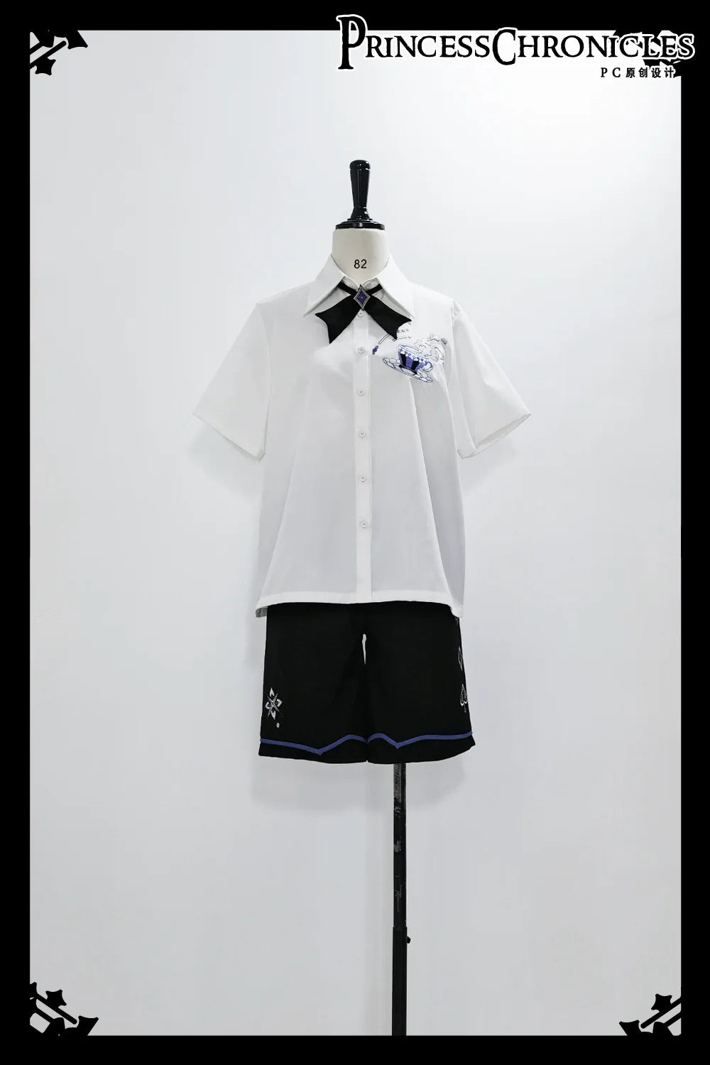 Princess Chronicles - Summer Loose Embroidered Short Sleeve White Shirt