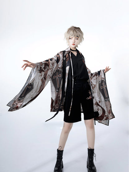 Princess Chronicles - Night Instructions - Ouji Lolita Embroidery Shorts