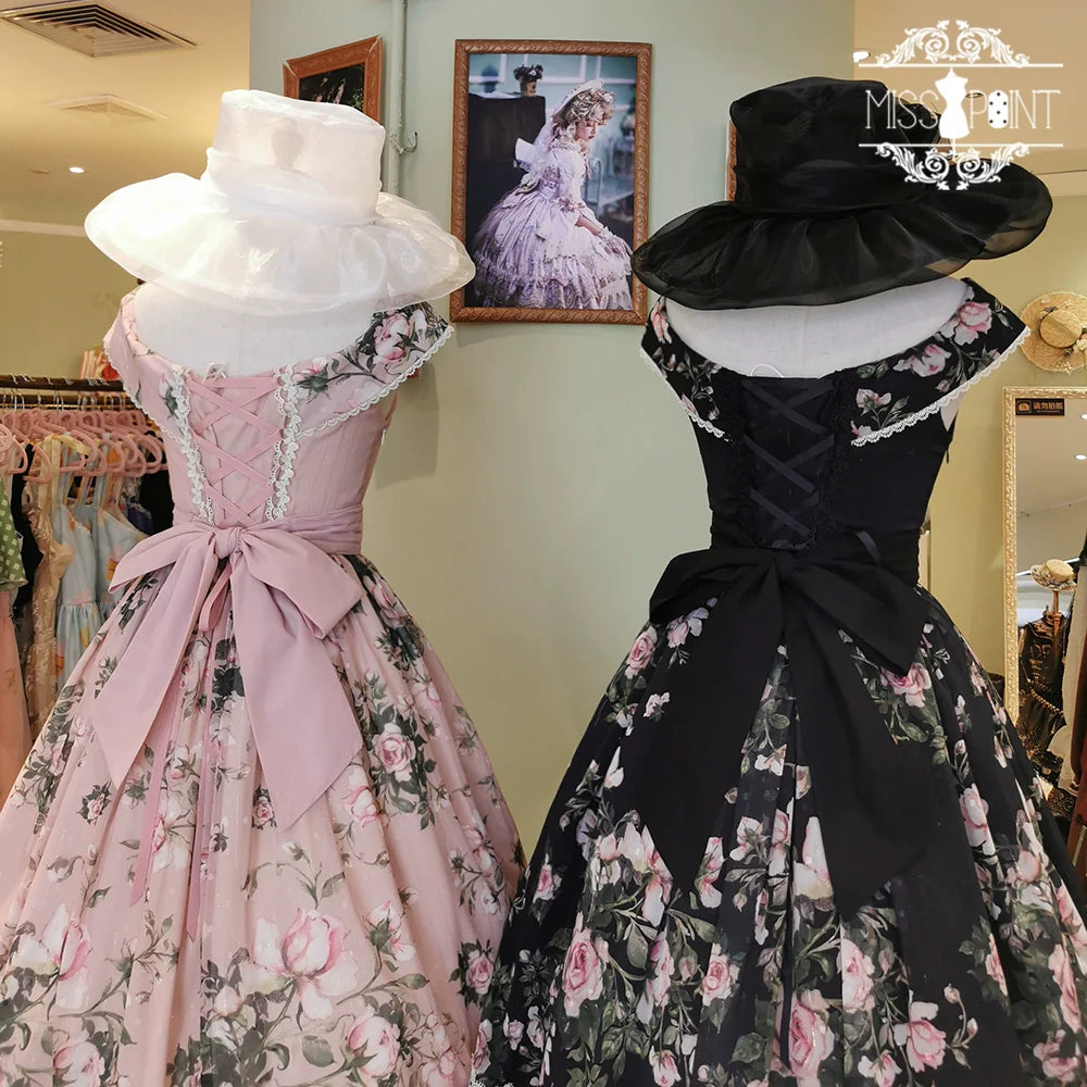 Miss Point - French Rose - Elegant Lolita JSK Dress