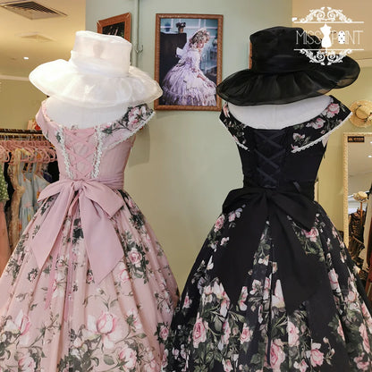 Miss Point - French Rose - Elegant Lolita JSK Dress