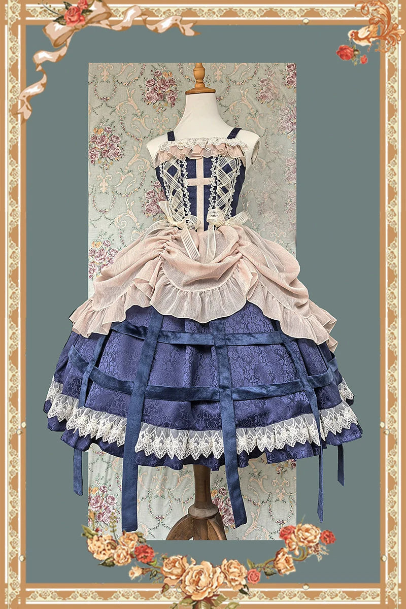 Infanta - Lilith's Cage - Gothic Lolita JSK Dress & Blouse