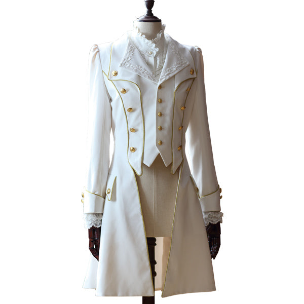 Immortal Thorn - Forever Rose - Ouji Lolita Coat Prince Handsome Wind Coat