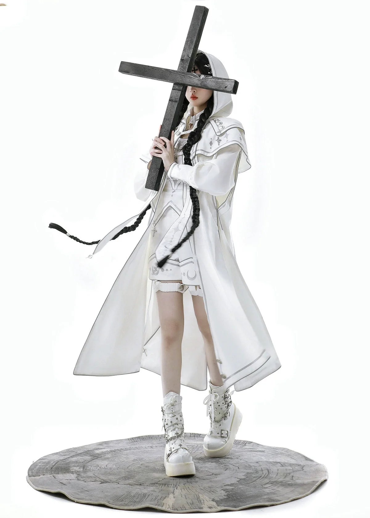 Cornfield Lolita - Bionic Dimension - Cyber-Lolita Techwear Cloak Set