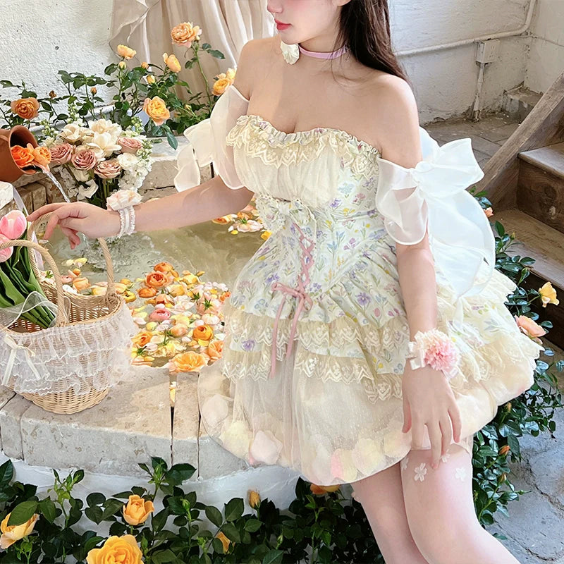 Diamond Honey - Sweet Lolita JSK Dress Sleeveless Dress for Spring Summer