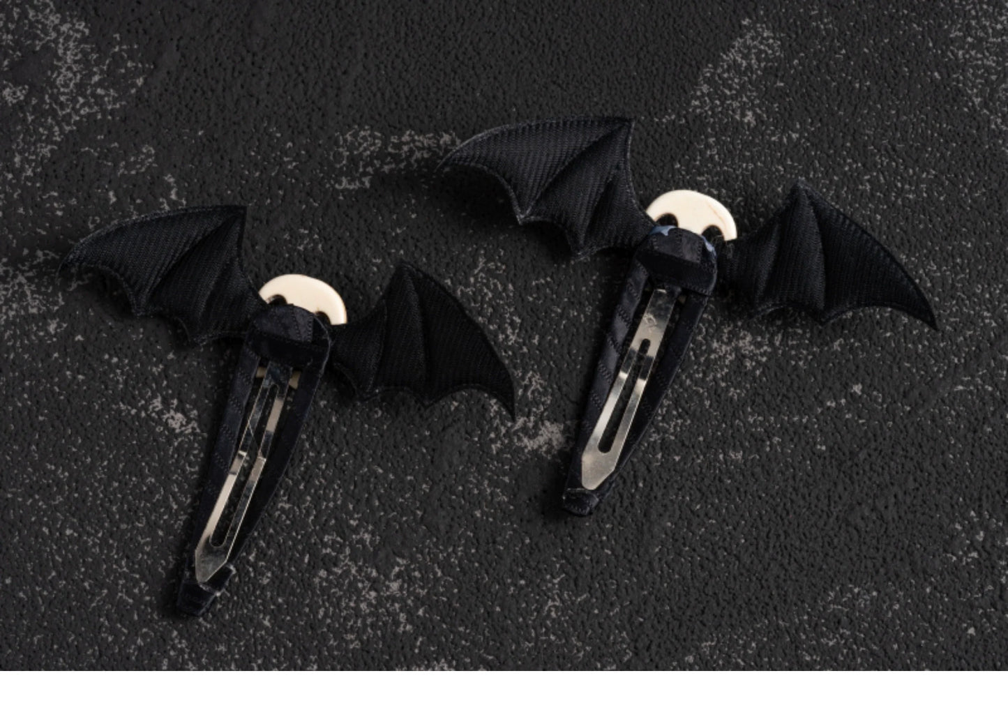 Strange Sugar - Gothic Hair Accessories Set Skulls Sharks Lolita Clips Headbands