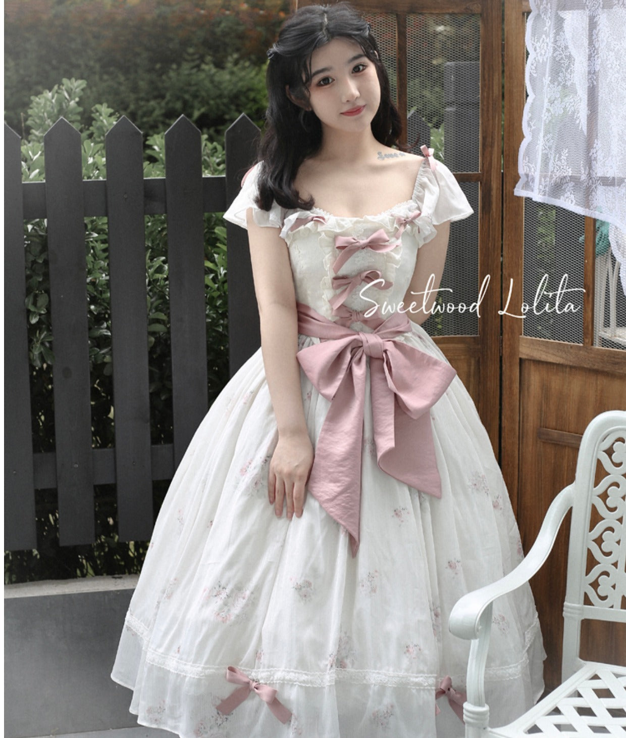 Sweet Wood - Elegant Floral Sweet Lolita OP Corset Accessory