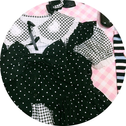 Fluff Mollie - Bean Breakfast - Sweet Lolita Overskirt Daily Daily Petaled Skirt