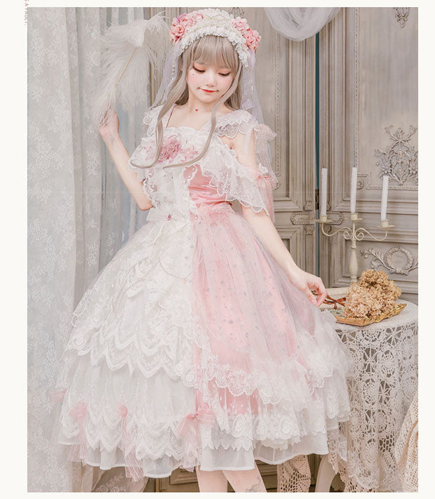 Cat Fairy - Glaze Illusion - Magnificent Wedding  Lolita Tea Party Dress