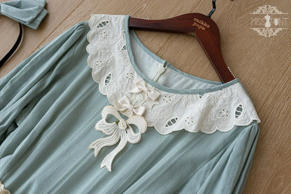 Miss Point - Customized Elegant Lolita OP Dress Cute Daily Girl Short Lolita Dress