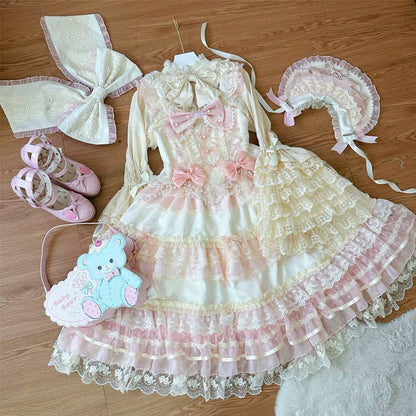 Hanguliang - Star Love Song - Wedding Sweet Lolita JSK Suit Doll-like Dress