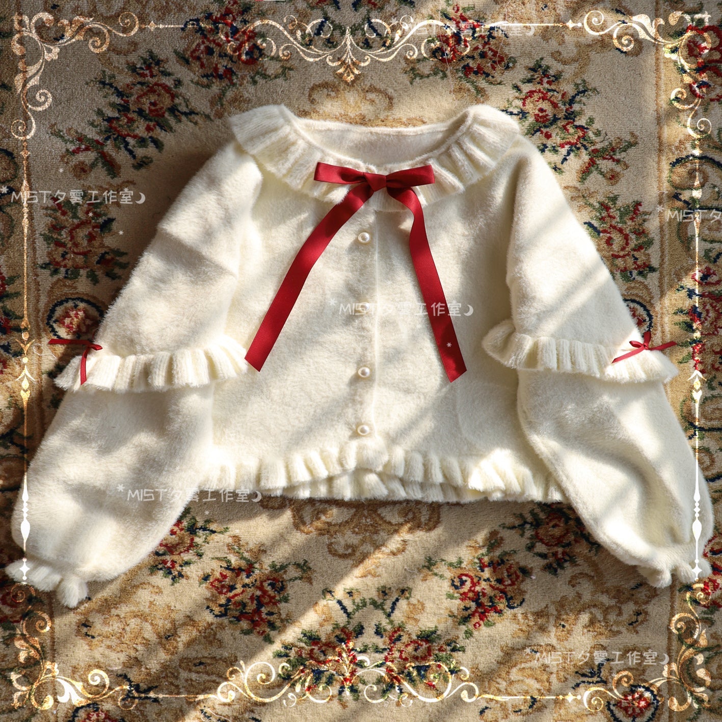 MIST - Small Ointment - Sweet Lolita Thick Sweater Coat Puff Sleeve