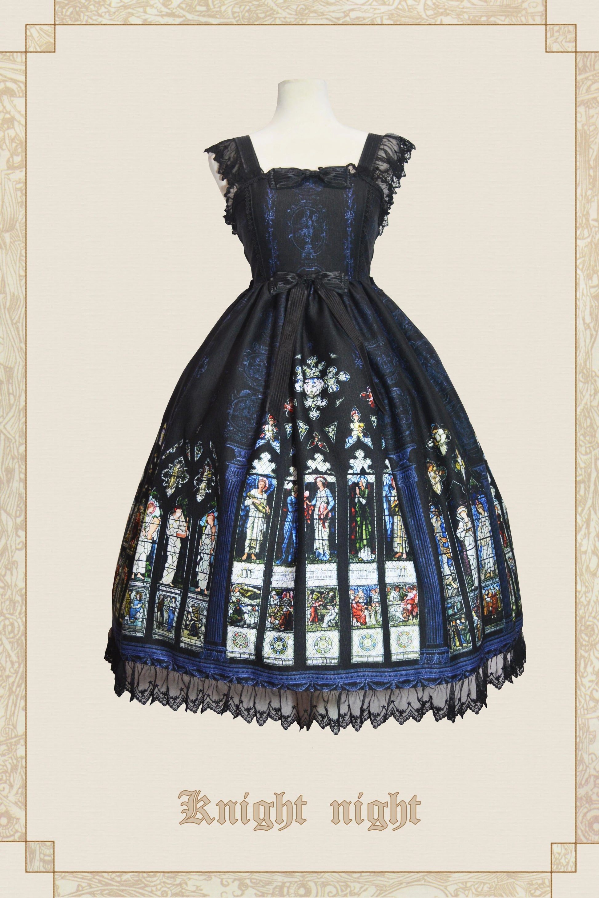 Knight night - The Saint Priest - Stained GlassﾂｷSain Lolita Jumper Dress