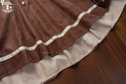 Miss Point - Golden Movement - Elegant Lolita Fishbone Skirt Customized