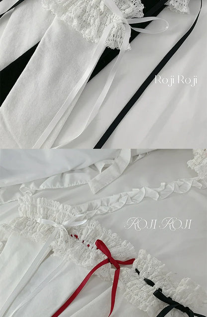 Roji Roji - Gentle Town - Sweet Lolita Cotton Calf Socks, Ankle Socks