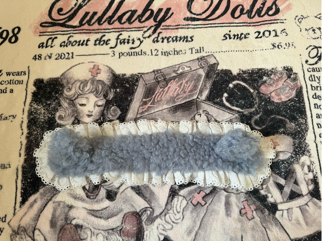 Akiyama Future Studio - Blueberry Tart Party - Sweet Blue Lolita Salopette Dress Blueberry Tart Print JSK Dress