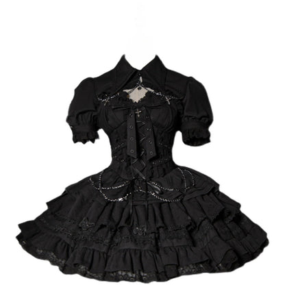 OCELOT - Contract Cross - Gothic Sweet Lolita Short Dress