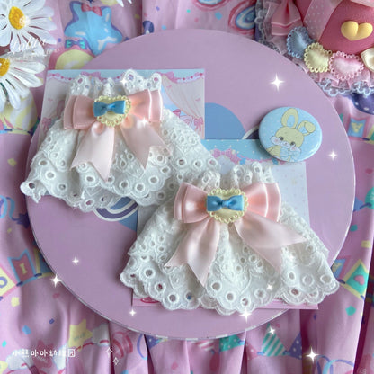 Bear Doll - Sweet Lolita Cuff with Heart and Bow