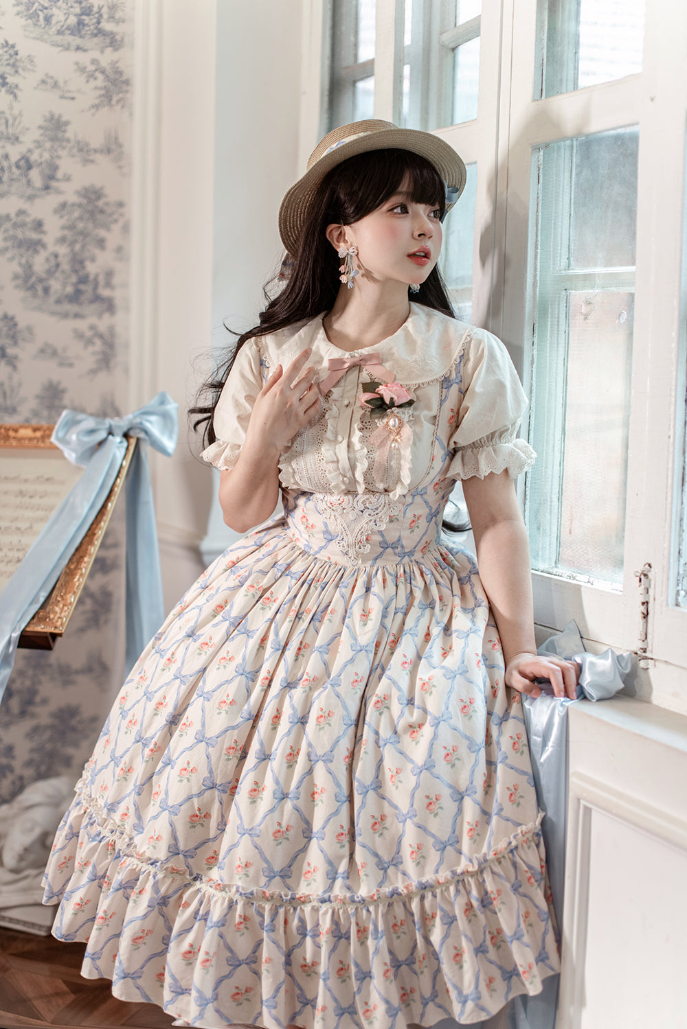 Miss Point - Happy Summer - Elegant Lolita Floral JSK Dress