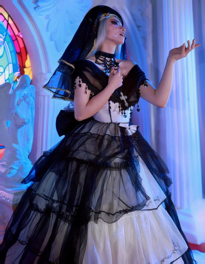 Daydream Whisper - Aphrodite - Gothic Lolita JSK Bridal Wedding Lolita Dress