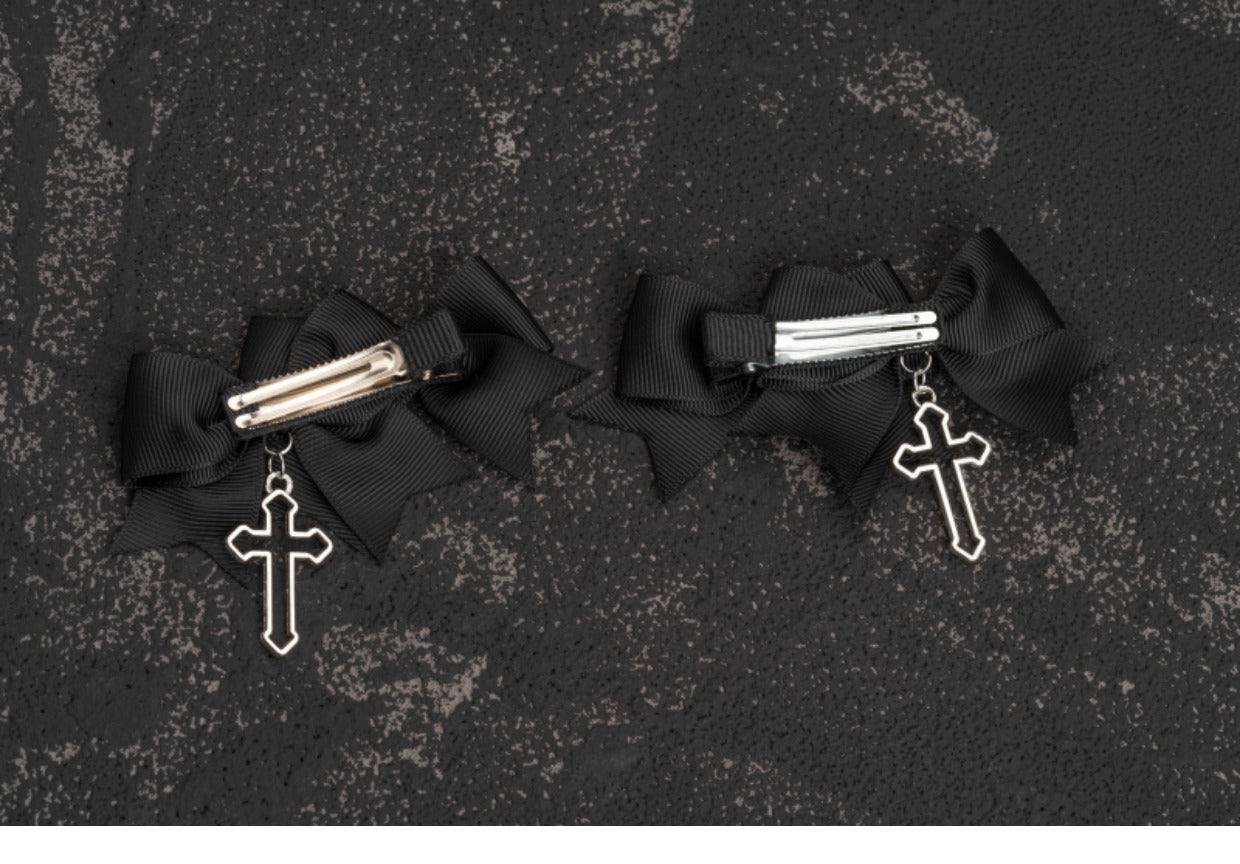 Strange Sugar - Gothic Lolita Cross bows headdress