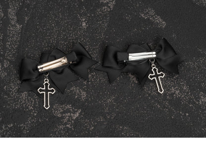 Strange Sugar - Gothic Lolita Cross bows headdress