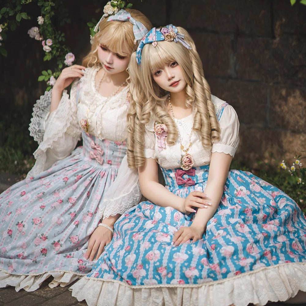 Miss Point - Lilyka Garden - Classic Lolita Headdress and Necklace Brooch Bow Trailing