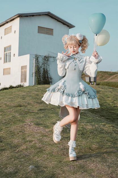 Your princess - Magic Girl - Sweet Lolita Long Sleeve OP Christmas