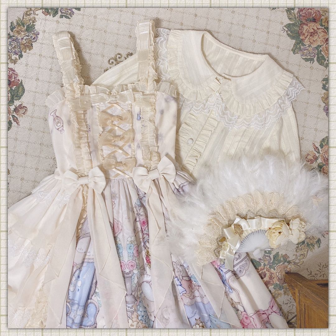 MIST - Sweet Lolita Golilla Short Sleeve Shirt