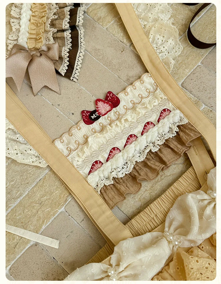 Mademoiselle Pearl - Cup Cake - Sweet Lolita OP Dress Kawaii Lolita JSK SK