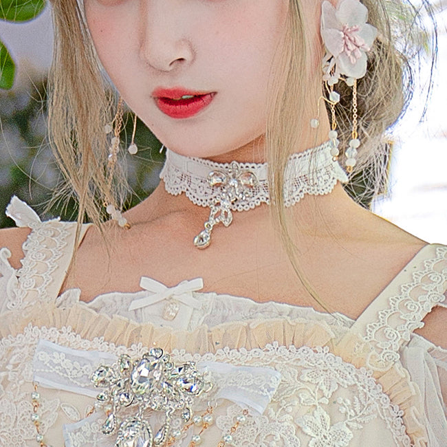 Sweet Wood - Secret Garden In Midsummer - Lolita Bonnet, Necklace, Accessory