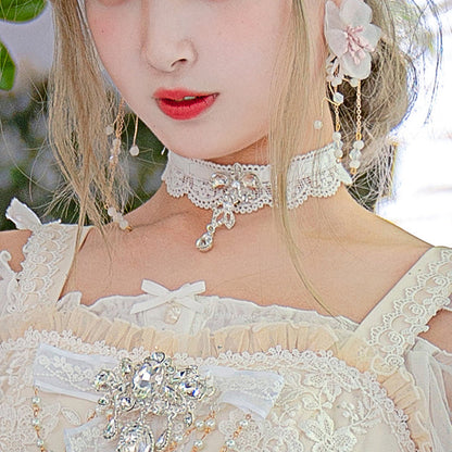Sweet Wood - Secret Garden In Midsummer - Lolita Bonnet, Necklace, Accessory