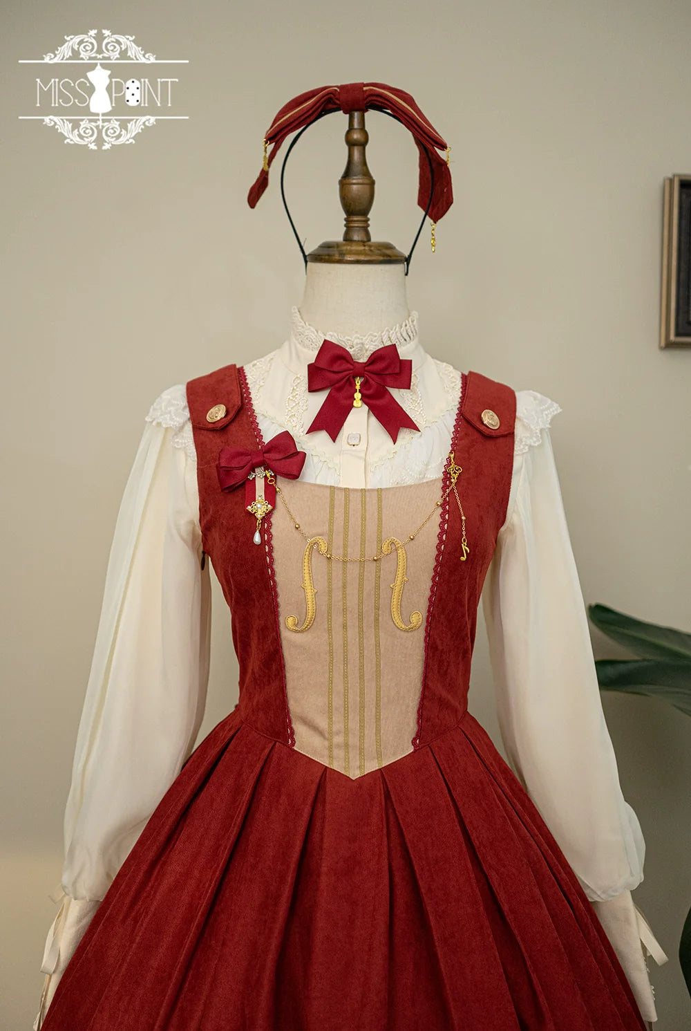 Miss Point - Customized Lolita Jumper Dress - Elegant College Lolita JSK